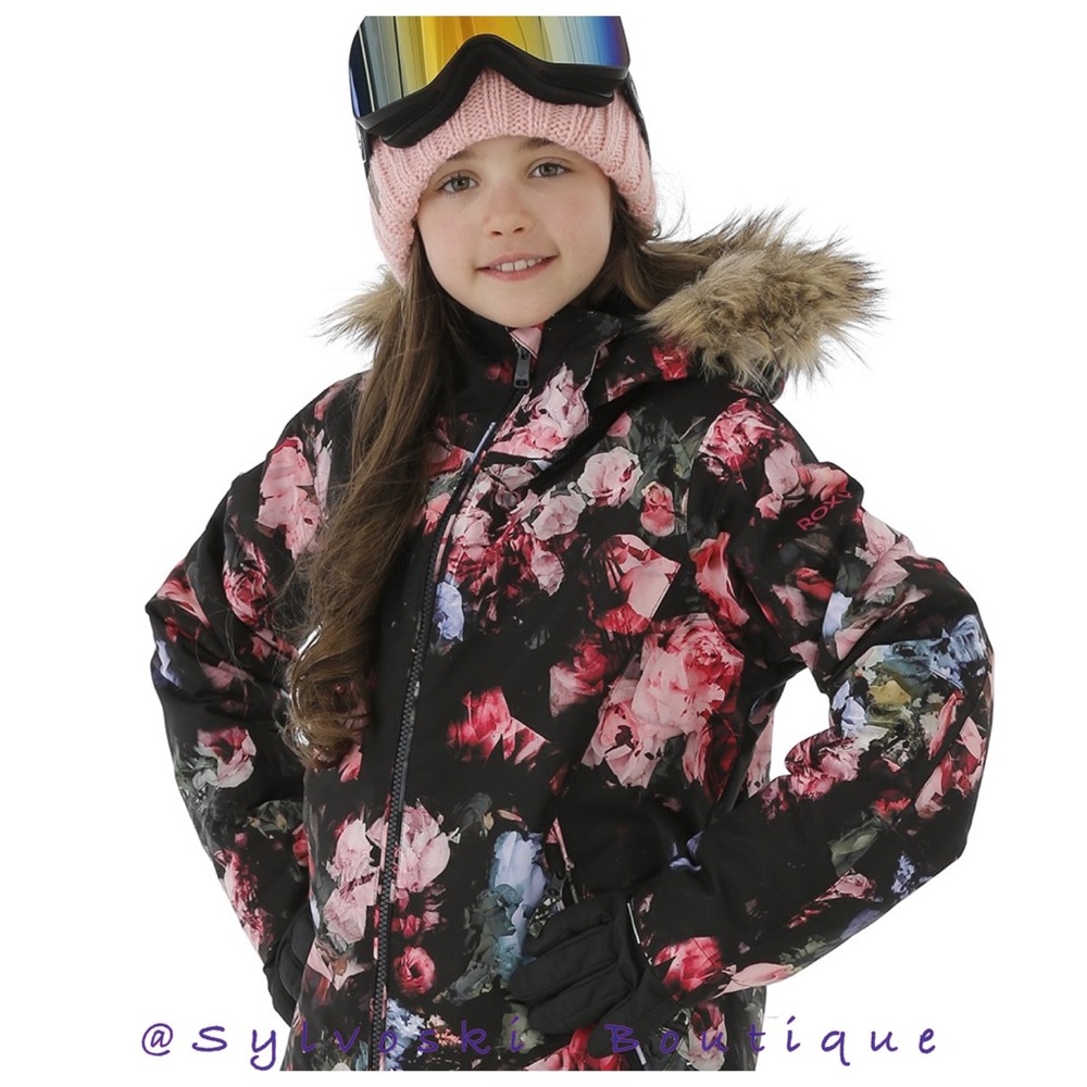 🔥ROXY American Pie Snow Jacket for Girls NWT - Picture 1 of 7